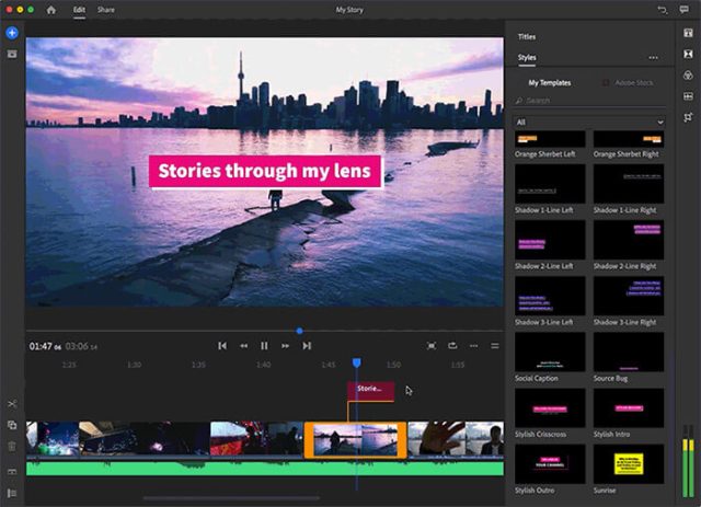 Adobe premiere rush video youtube windows