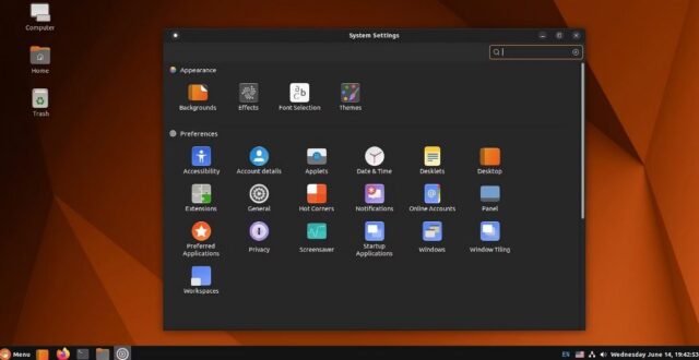 ubuntu cinnamon tampilan kohesif