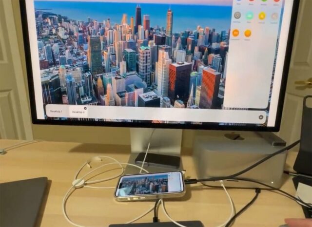 menghubungkan iphone 15 ke monitor