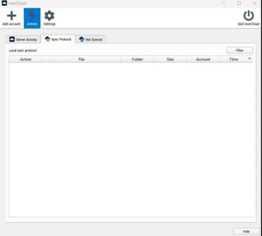 owncloud wizard windows