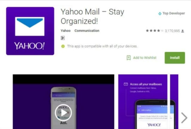 yahoo mail alternatif gmail android