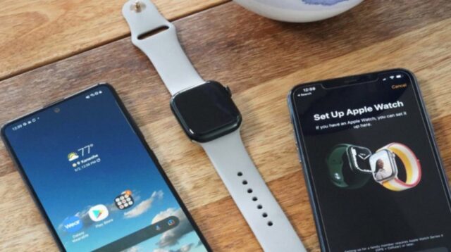 menghubungkan apple watch android