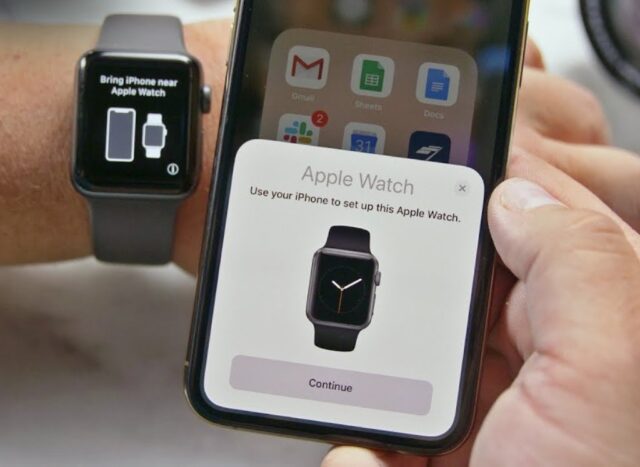 menghubungkan iphone dengan apple watch