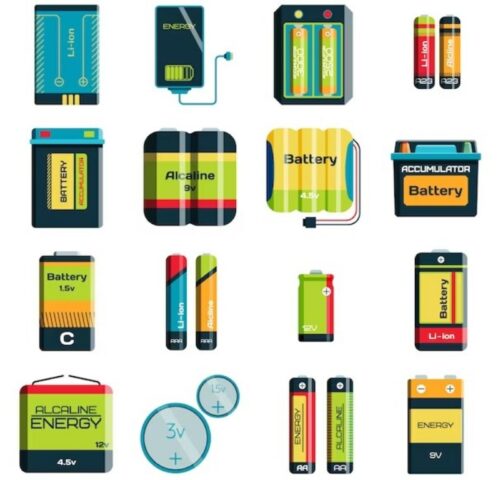 baterai hadir dalam berbagai bentuk dan ukuran