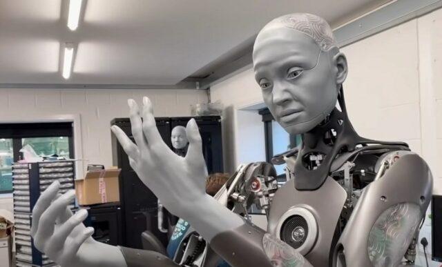 ameca robot humanoid